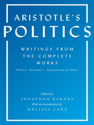 cover image of Aristotle's Politics